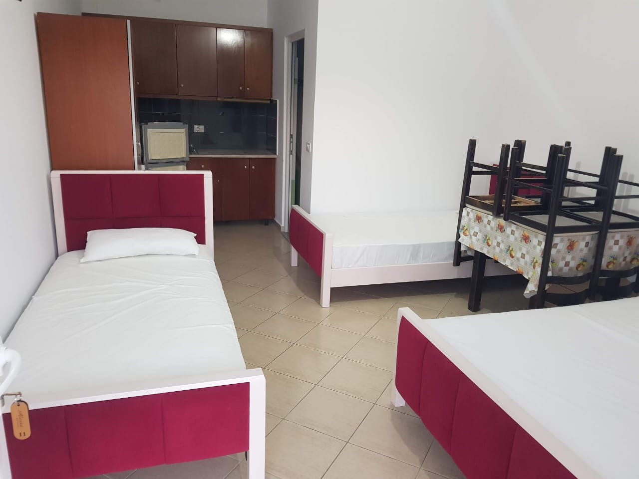 Luxury hotel room interior