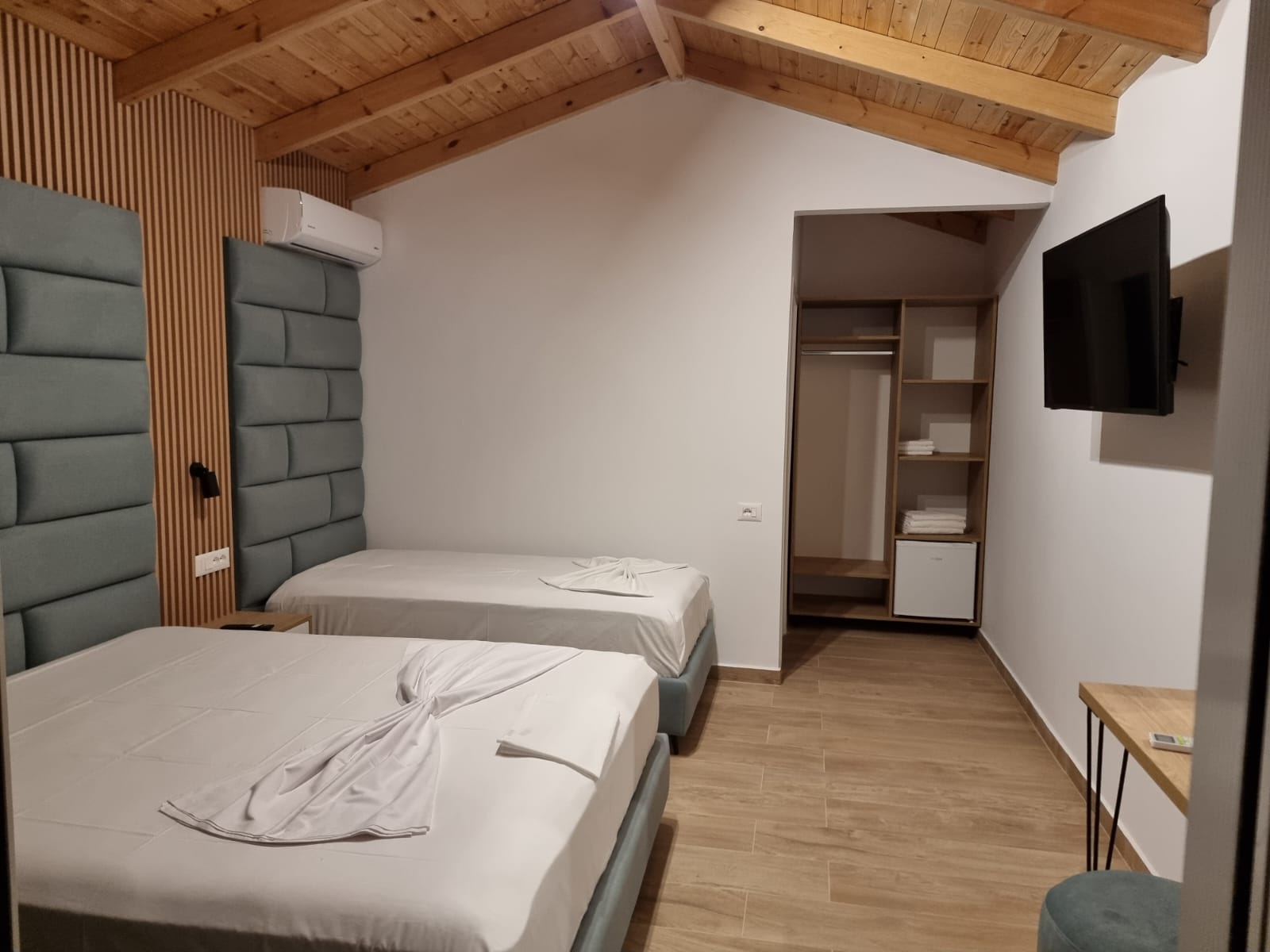 Comfortable hotel suite ambiance